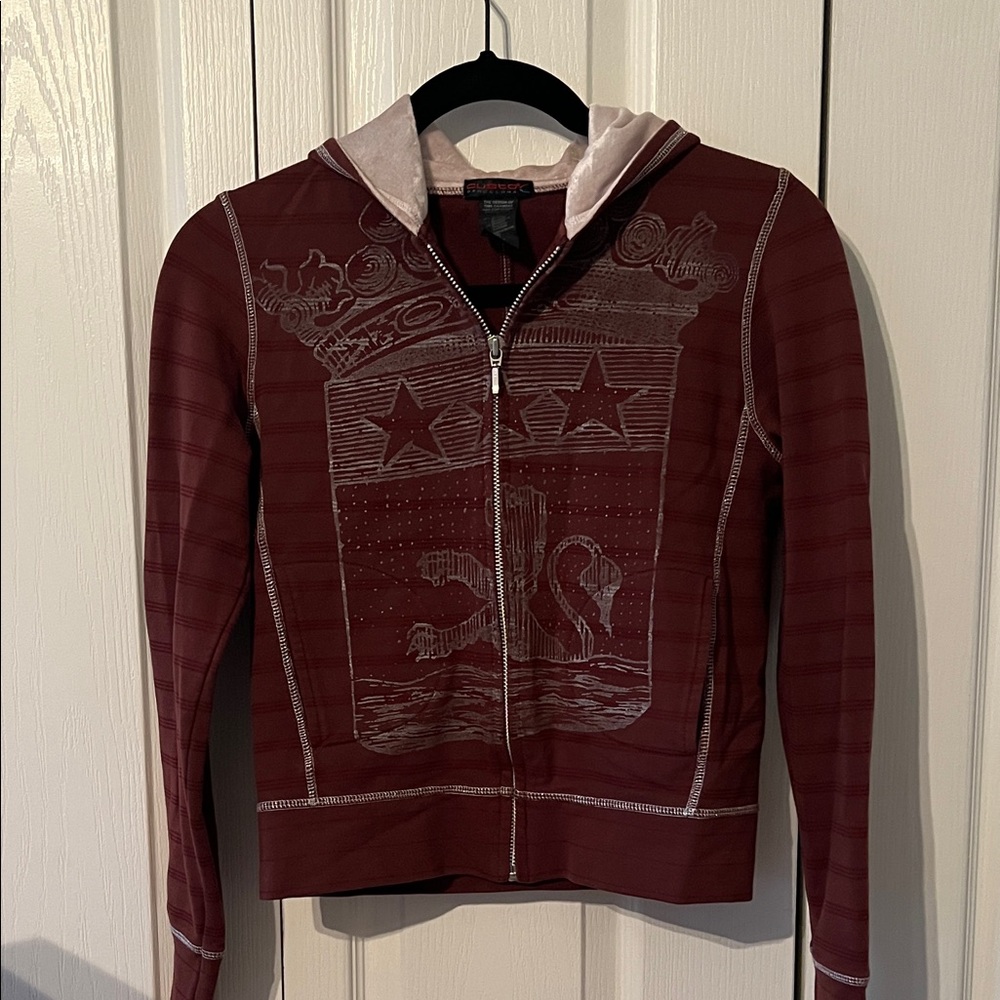 Custo Barcelona Maroon Hoodie